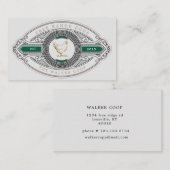 luxuriöser, Vintager Hähnchenfarm Visitenkarte (Vorne/Hinten)