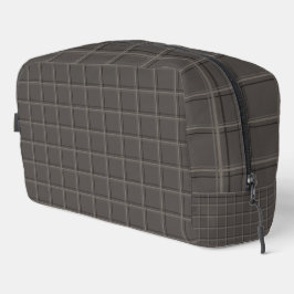 Luxuriöser warmer Holzkohle-Fensterplaid Waschbeutel