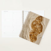 Luxuriöses abstraktes Geode-Notizbuch Planer (Anzeige)