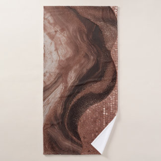 Luxuriöses abstraktes Gold-Textur-Design ✨ Badehandtuch