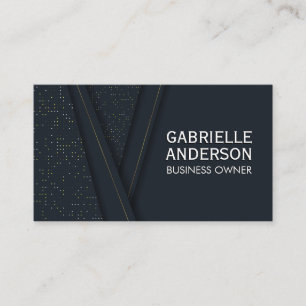 Luxuriöses Abstraktes Muster Visitenkarte