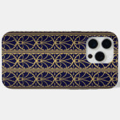 Luxuriöses Art Deco-Inspiriert Textil Design. Case-Mate iPhone Hülle (Rückseite (Horizontal))