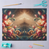 Luxuriöses ätherisches Barock floral Decoupage Seidenpapier (Basteln)