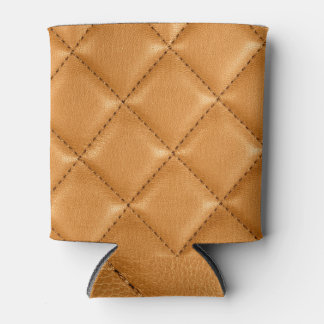 Luxuriöses Auto braunes Leder, Innenausstattung. Dosenkühler