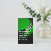 Luxuriöses Auto Detaillierter Autoreinigung Repara Visitenkarte (Stehend Vorderseite)