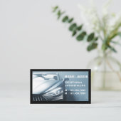 Luxuriöses Auto mit detaillierter Kfz-Reinigung Re Visitenkarte (Stehend Vorderseite)