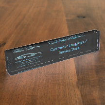 Luxuriöses Autologo - Ice Blue Sports Car auf schw