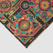 Luxuriöses Beige "Aztec Dream" Texturierte Gewebep Seidenpapier (Ausschnitt)