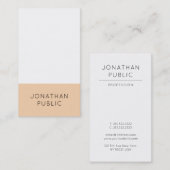 Luxuriöses Beruflich kreatives, modernes, einfache Visitenkarte (Vorne/Hinten)