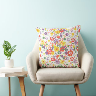 🌸 Luxuriöses Blumenkissen, das sofort Ihren Stil Kissen