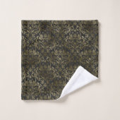 LUXURIÖSES BRONZE GEMUSTERT TOWEL SET (Waschlappen)