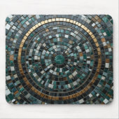 Luxuriöses Circular Mosaic Wall Macro Mousepad (Vorne)