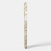 Luxuriöses cremefarbenes Marmor-Case Eleganter Bau Case-Mate iPhone Hülle (Rückseite / Links)