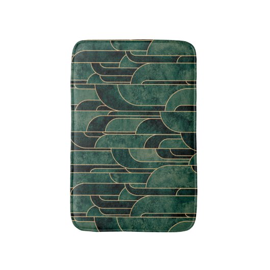 Luxuriöses Design im Art Deco Stil Badematte (Vorderseite Vertikal)