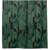 Luxuriöses Design im Art Deco Stil Duschvorhang (Vorderseite)
