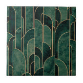 Luxuriöses Design im Art Deco Stil Fliese (Vorderseite)