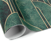 Luxuriöses Design im Art Deco Stil Geschenkpapier (Rolleneckpunkt)