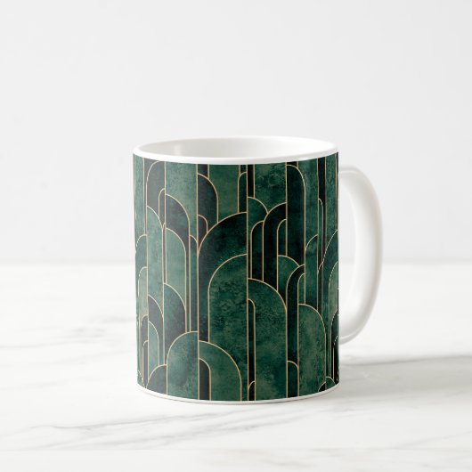 Luxuriöses Design im Art Deco Stil Kaffeetasse (VorderseiteRechts)
