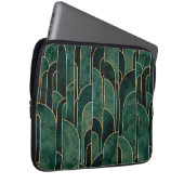 Luxuriöses Design im Art Deco Stil Laptopschutzhülle (Vorne Rechts)