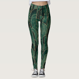 Luxuriöses Design im Art Deco Stil Leggings