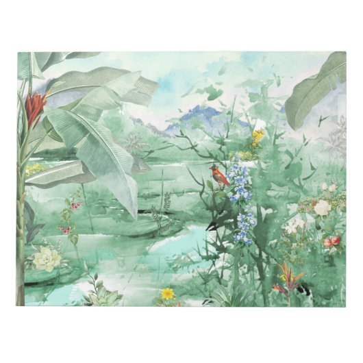 Luxuriöses Design Notizblock landschaftlich (Vorderseite)