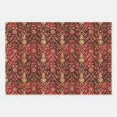 Luxuriöses Digital Paper Muster Geschenkpapier Set (Vorderseite)