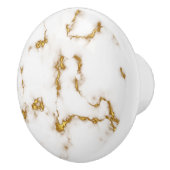 Luxuriöses elegantes, modernes Design aus Marmor Keramikknauf (Rechts)