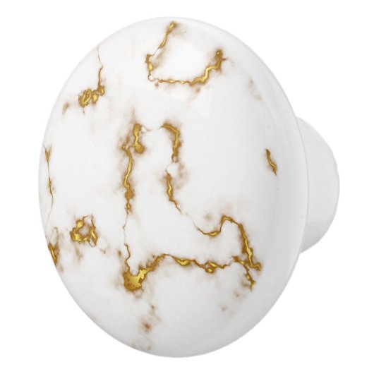 Luxuriöses elegantes, modernes Design aus Marmor Keramikknauf (Rechts)