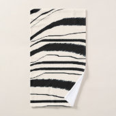 LUXURIÖSES EXOTIC ZEBRA TIERDRUCKBAD TOWEL SET (Handtuch)