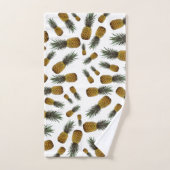 Luxuriöses Exotisches Ananas-Muster Badhandtuch Set (Handtuch)