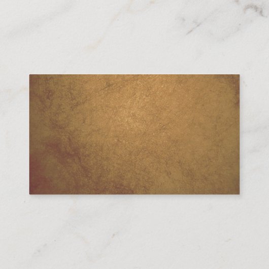 Luxuriöses Food Koch Catering Black & Gold Marble Visitenkarte (Rückseite)