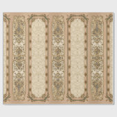 Luxuriöses Gemustertes Schleifpapier Geschenkpapier (Flach)