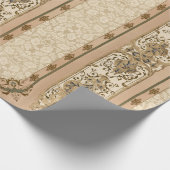 Luxuriöses Gemustertes Schleifpapier Geschenkpapier (Ecke)