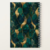 Luxuriöses Geometric Abstrakt Spiral Notebook Notizblock (Rückseite)