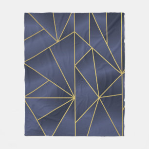 Luxuriöses geometrisches, nahtloses Muster Fleecedecke
