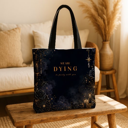 Luxuriöses Glam Halloween Tasche