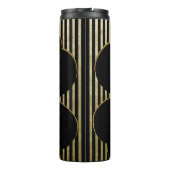 Luxuriöses Glück St. Patrick's Day, Kleeblatt Tumb Thermosbecher (Rückseite)