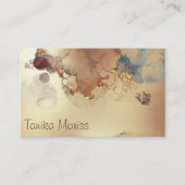 Luxuriöses Gold Abstrakt Visitenkarte (Vorderseite)