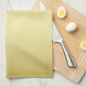 Luxuriöses Gold dekoriert auf Gold & Schwarz, Mono Geschirrtuch (Viertel Falte)