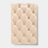 luxuriöses Gold-getuftes Monogramm Ausweis (Back)