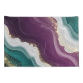 Luxuriöses Gold-Glitter-Marmor-Muster Kissenbezug (Rückseite-Rechts)