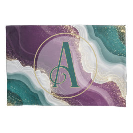 Luxuriöses Gold-Glitter-Marmor-Muster Kissenbezug