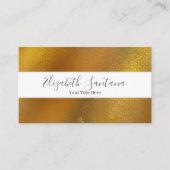 Luxuriöses Gold Leaf Visitenkarte (Vorderseite)
