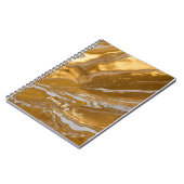 Luxuriöses Gold-Marmor Notizblock (Linke Seite)