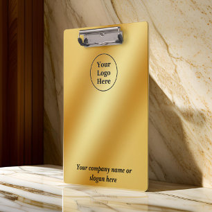 Luxuriöses Gold metallisch Klemmbrett