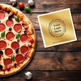 Luxuriöses Gold metallisch Serviette