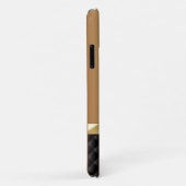 Luxuriöses Gold mit individuellem Namen Case-Mate iPhone Hülle (Hinten/Rechts)