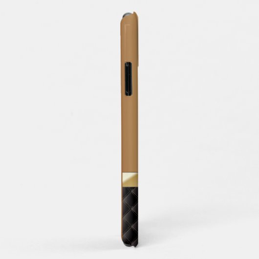 Luxuriöses Gold mit individuellem Namen Case-Mate iPhone Hülle (Hinten/Rechts)