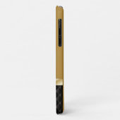 Luxuriöses Gold mit individuellem Namen Case-Mate iPhone Hülle (Hinten/Links)