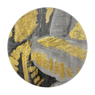 Luxuriöses Gold: Vintage Grunge Textur. Schneidebrett